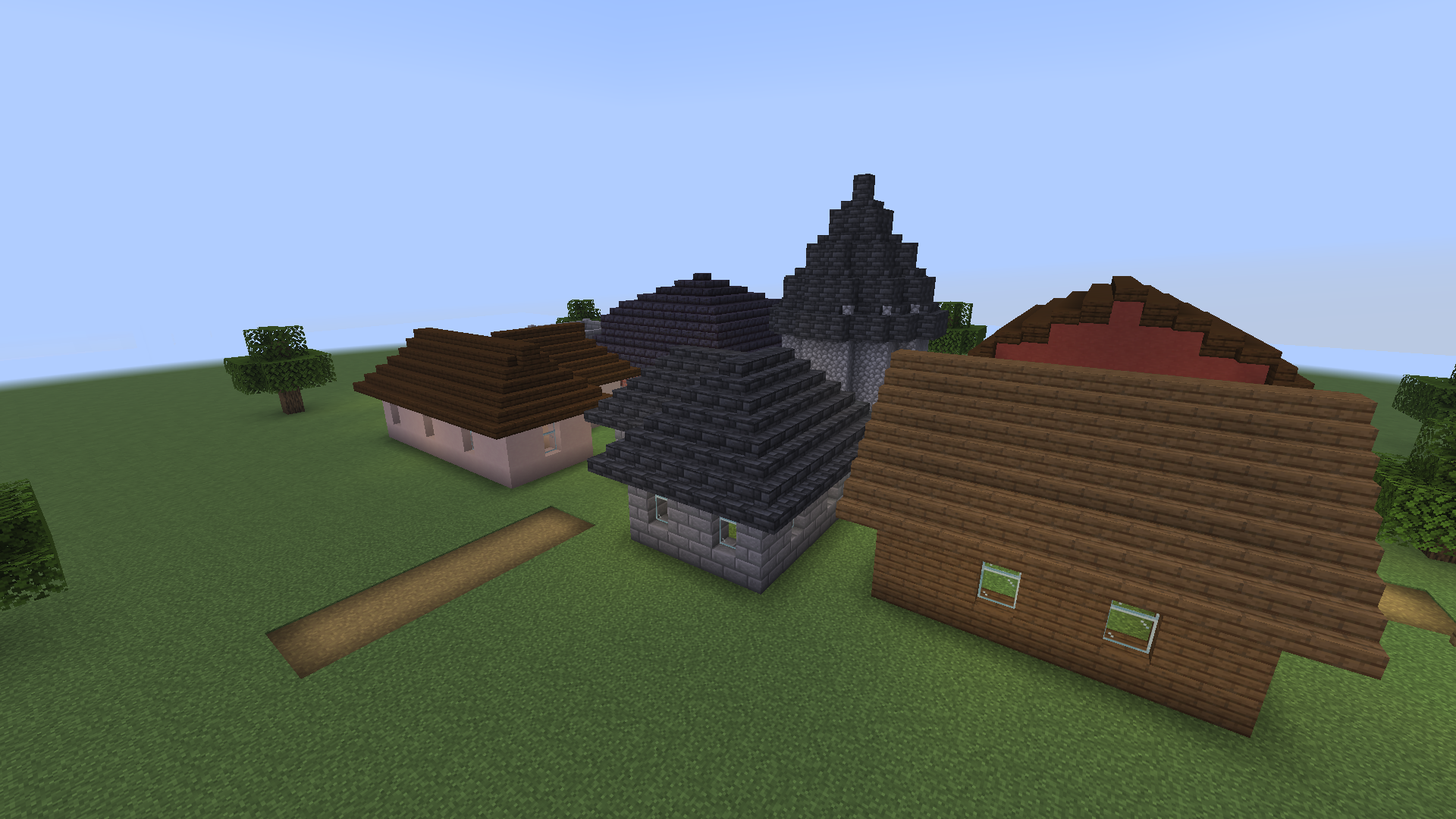 Hips and valleys on an L-shaped house