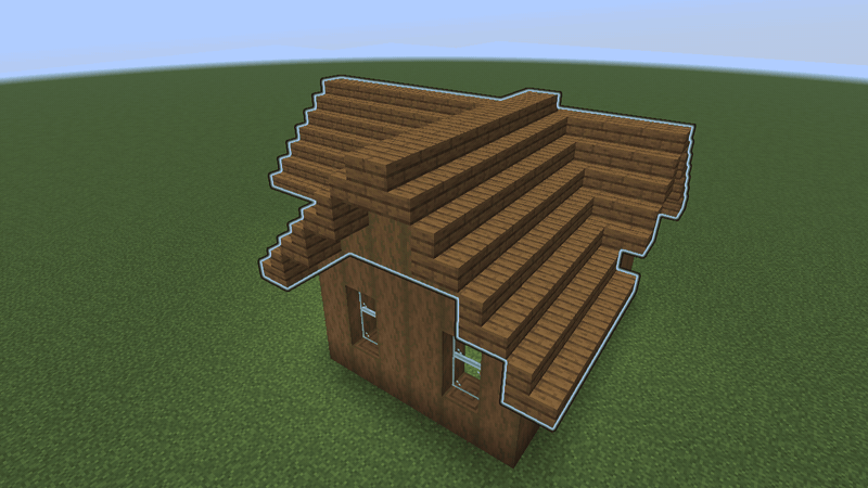 Ghost preview, then the roof going up