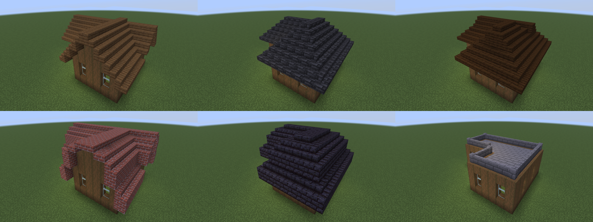 Six styles on one house